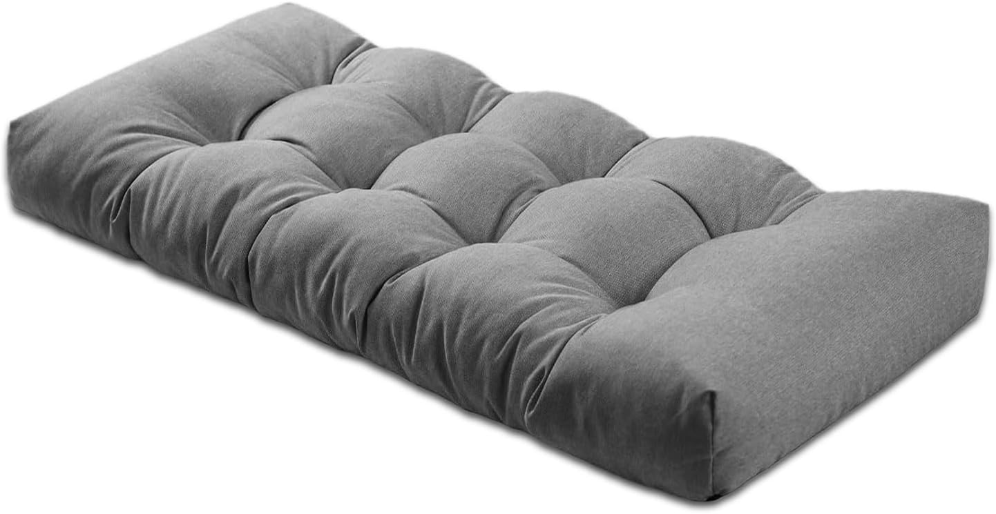 Premium Waterproof Linen Bench Cushion for Indoor and Outdoor Use