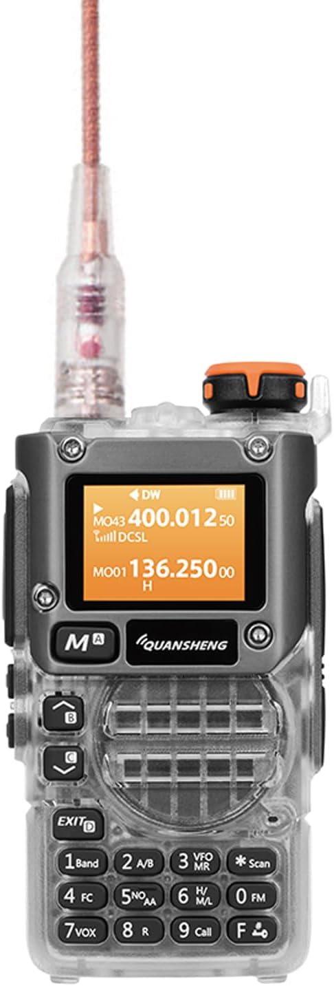 Quansheng UV-K6 Walkie Talkie with NOAA Weather and AM FM Radio
