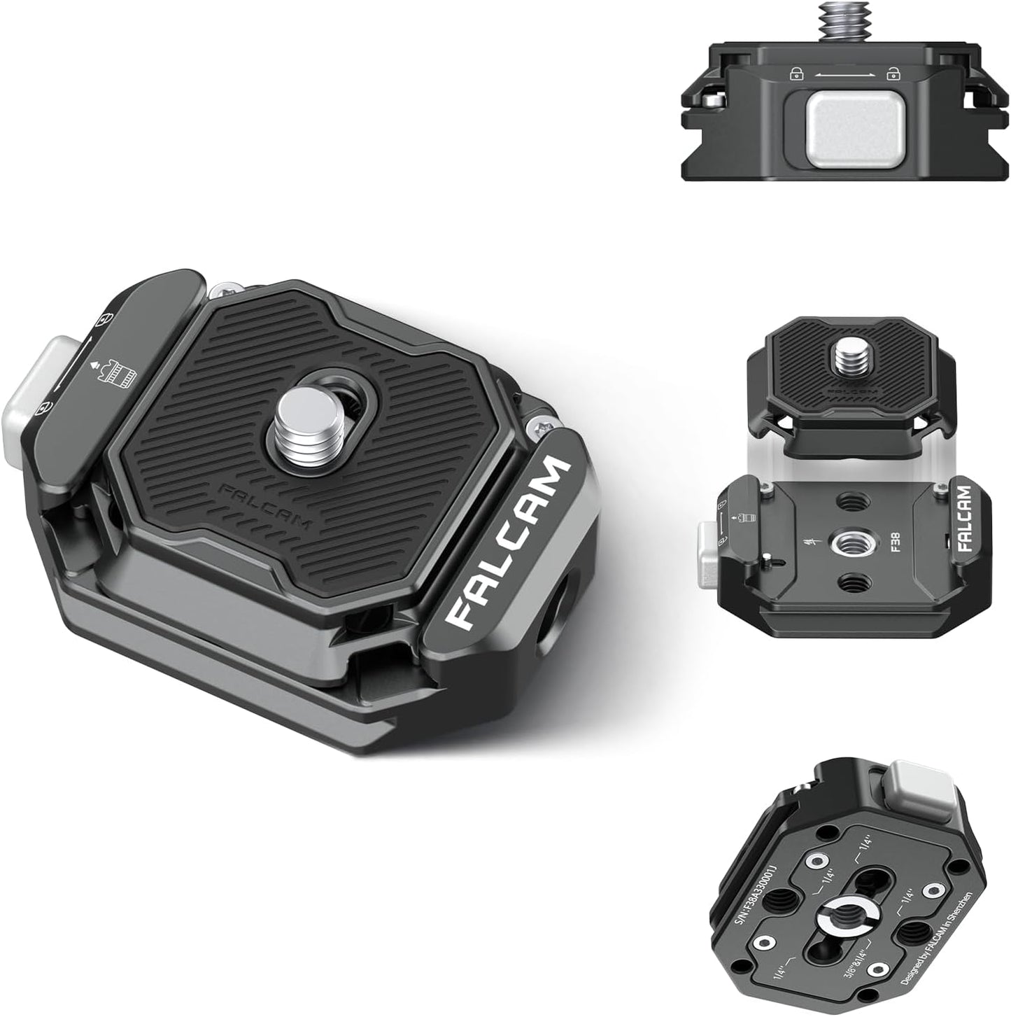 FALCAM Multi-Hole F38 Quick Release Plate for Cameras