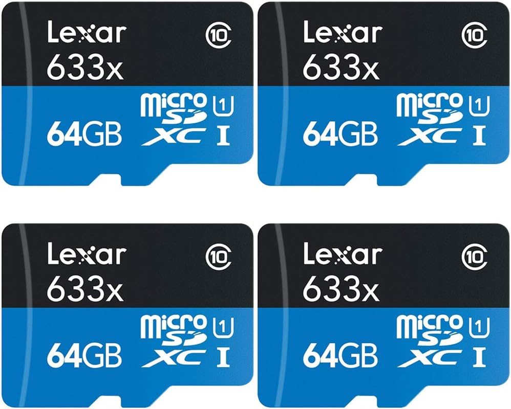 High-Performance 633x microSDHC/microSDXC 64gb Memory Card Pack