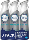 Febreze Air Mist Air Freshener Spray - Heavy Duty Crisp Clean Scent