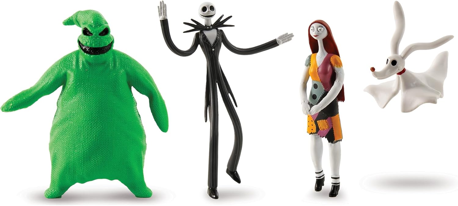 FleXfigs Nightmare Before Christmas 4 Character Pack for Kids