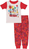 Disney Baby Boys 2-Piece Snug-fit Cotton Holiday Pajama Set - Cozy