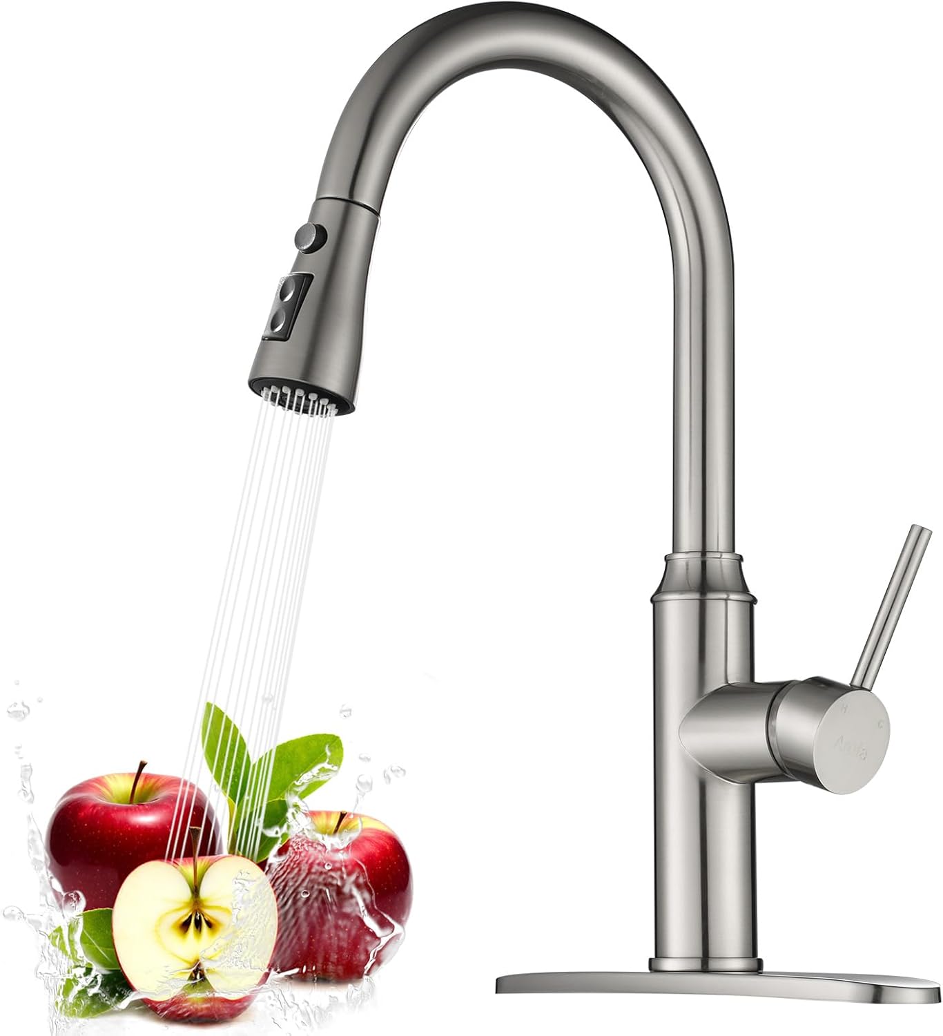 Arofa Kitchen Faucet with Pull Down Sprayer for Modern Homes
