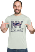 Zubaz NFL Men's Team Graphic T-Shirt - Bold Goal Line Style Design