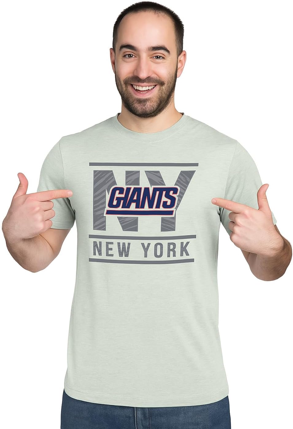 Zubaz NFL Men's Short Sleeve Team Graphic T-Shirt for Fans