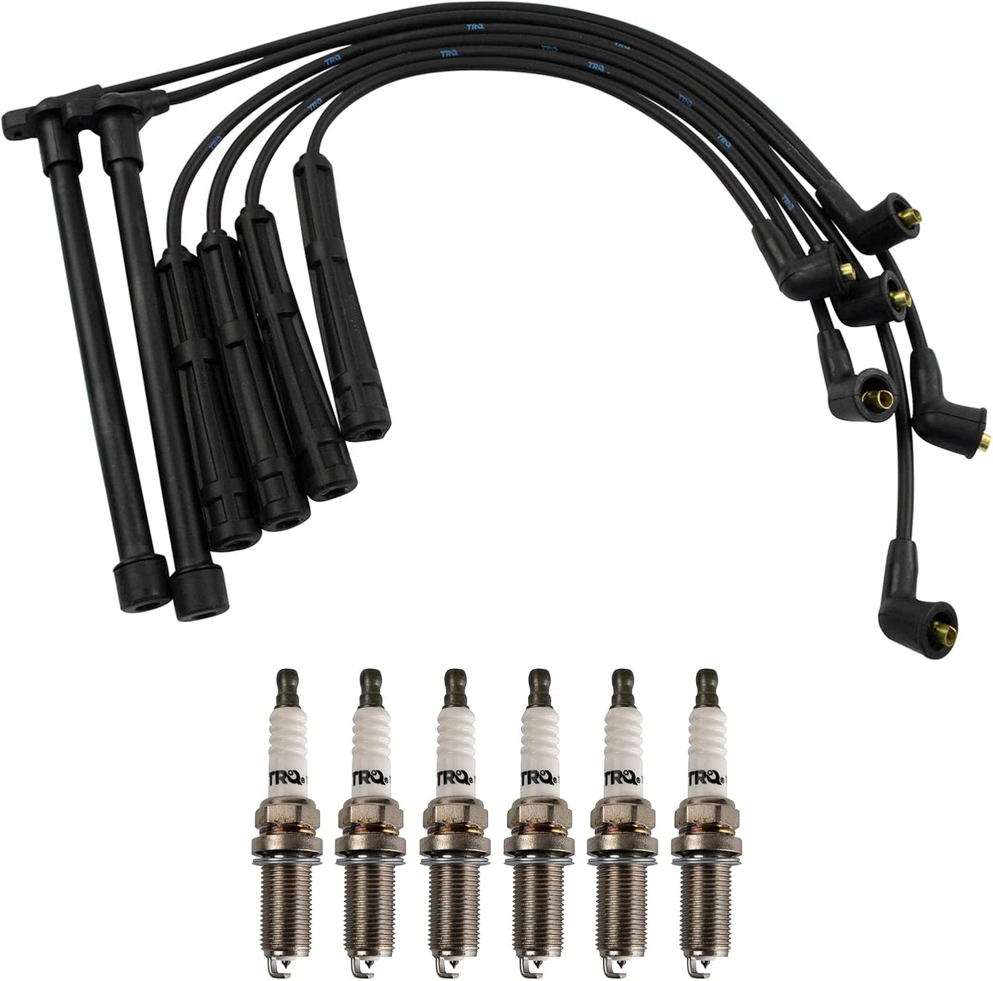 TRQ Spark Plug Kit for 2002-2004 Nissan Frontier & Xterra