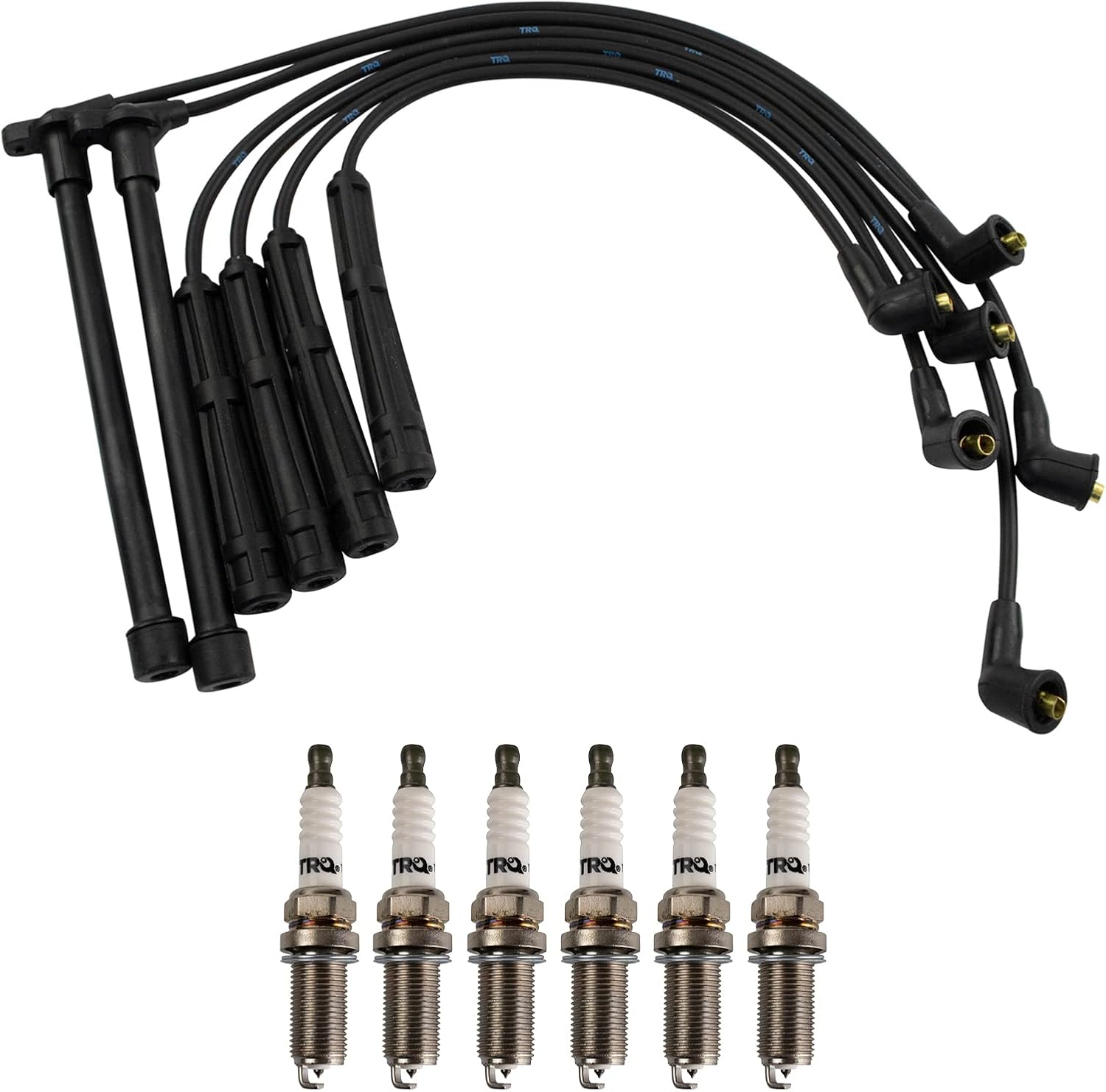 TRQ Spark Plug Kit for 2002-2004 Nissan Frontier & Xterra