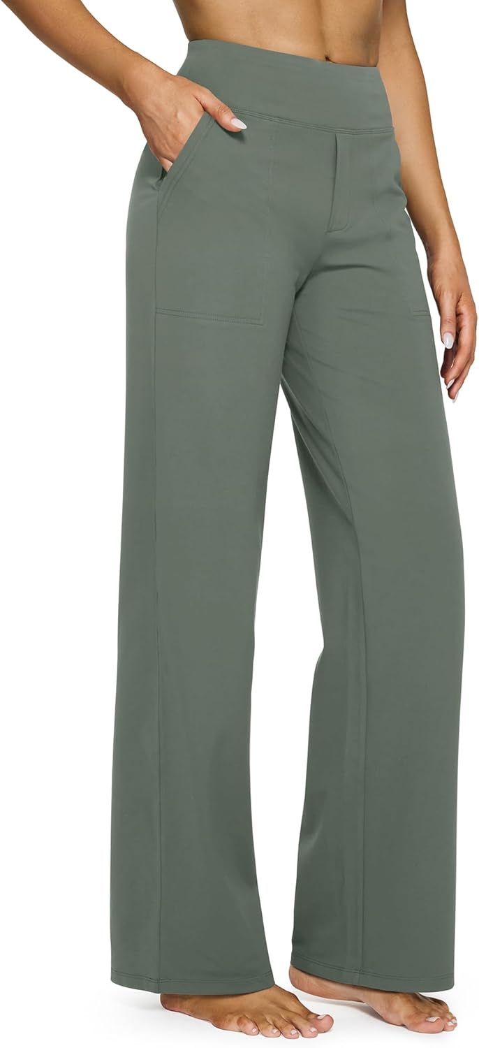 G4Free EverGoing Yoga Pants for Women with Pockets and Style