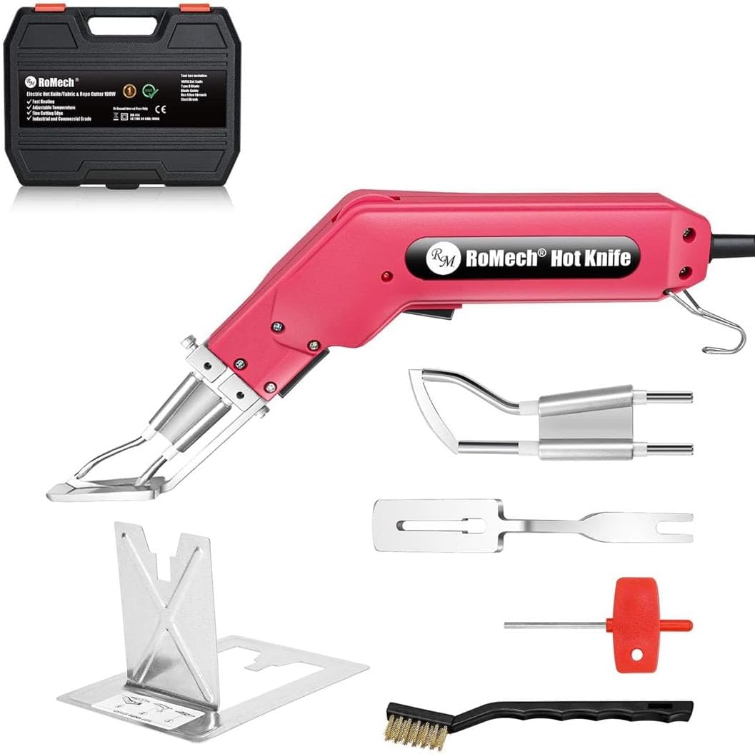 ROMECH 100W Fabric Cutter Hot Knife - Adjustable Power Tool