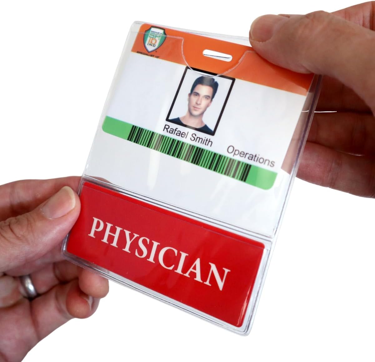 Physician Badge Buddy & Holder Combo - Heavy Duty ID Accessories