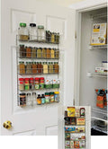 Evelots 5-Tier 40-Jar Hanging Organizer for Kitchen and Pantry