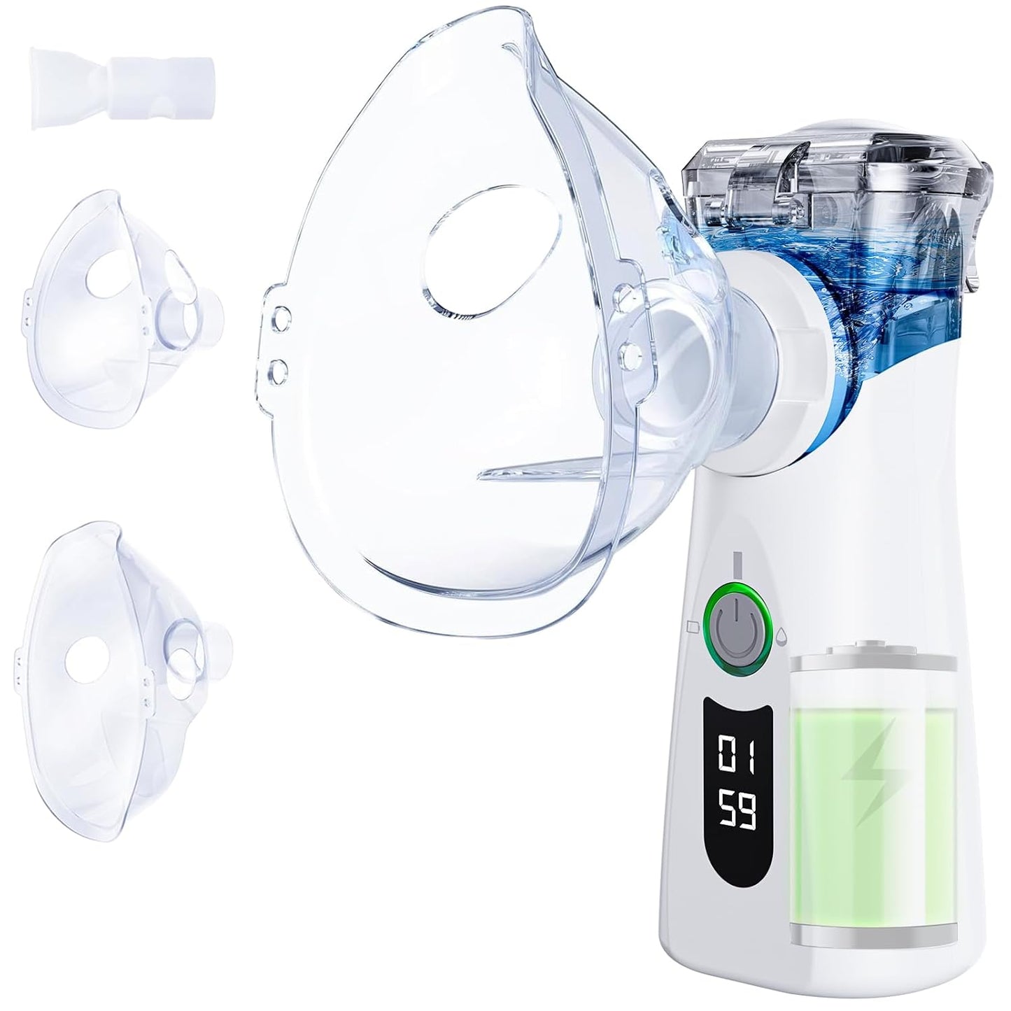 Portable Nebulizer for Adults & Kids - Ultra-Fine Mist Relief