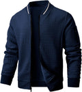 Mens Casual Lightweight Jacket Varsity Coat - Comfortable Everyday