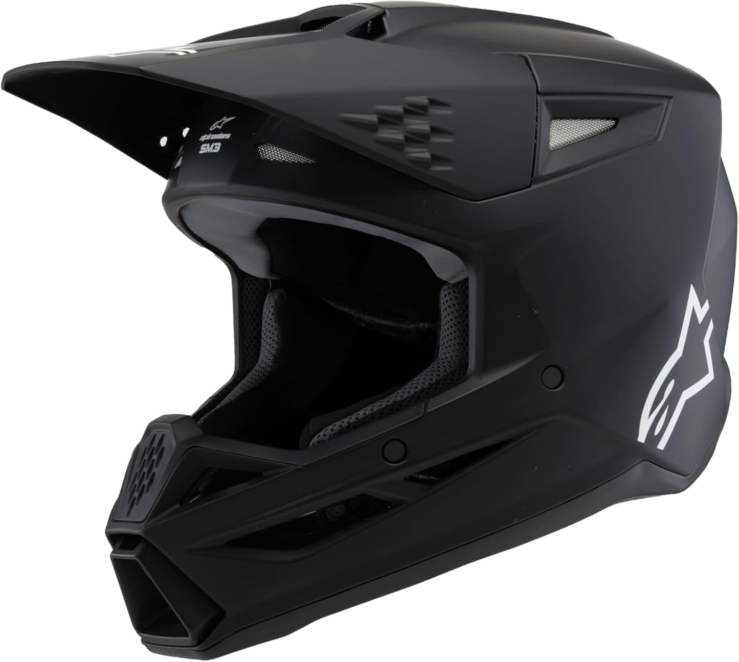 Alpinestars S-M3 Youth Helmet - Matte Black, Youth Large - Maximum Protection