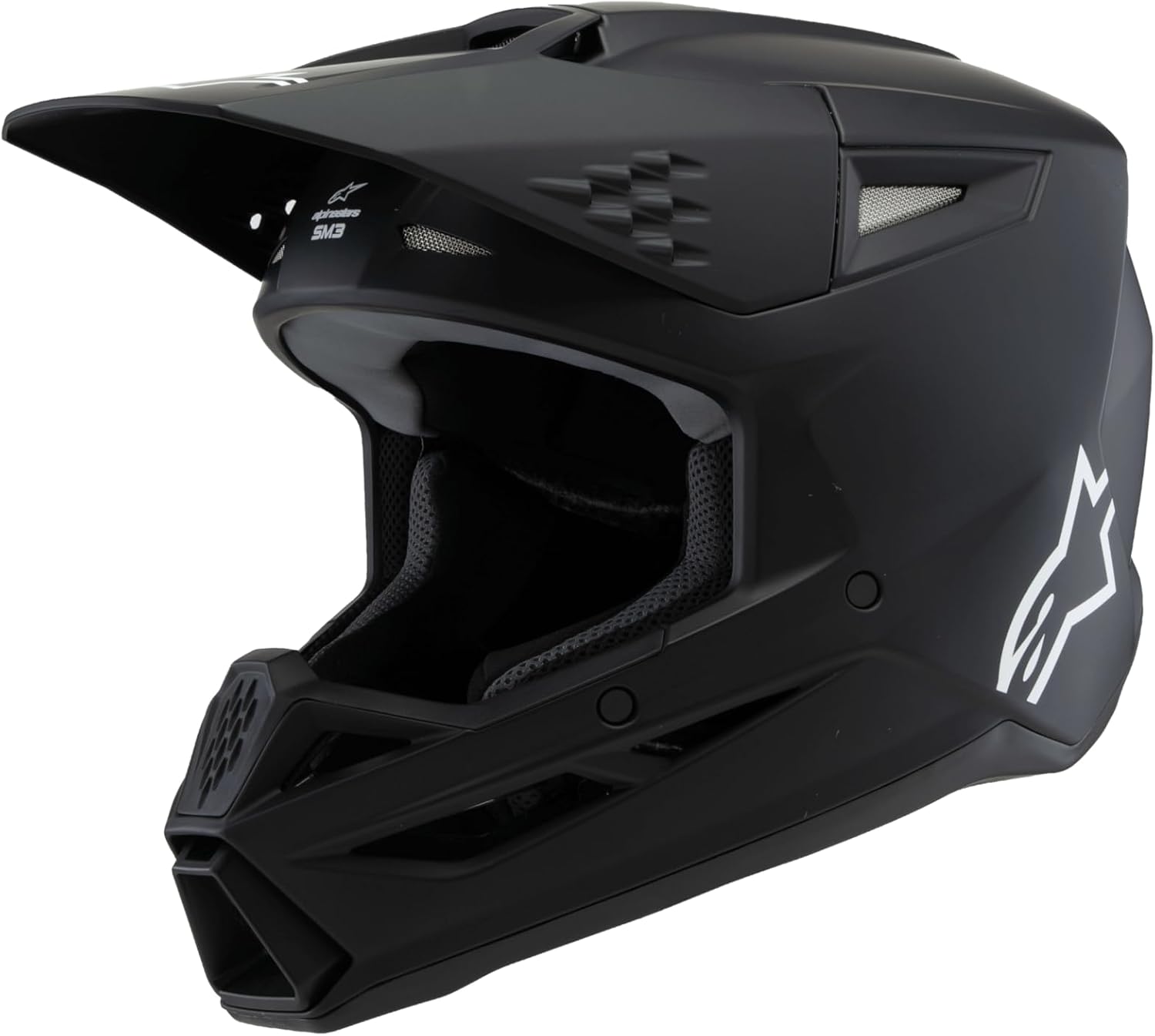 Alpinestars S-M3 Youth Helmet - Matte Black, Youth Large - Maximum Protection