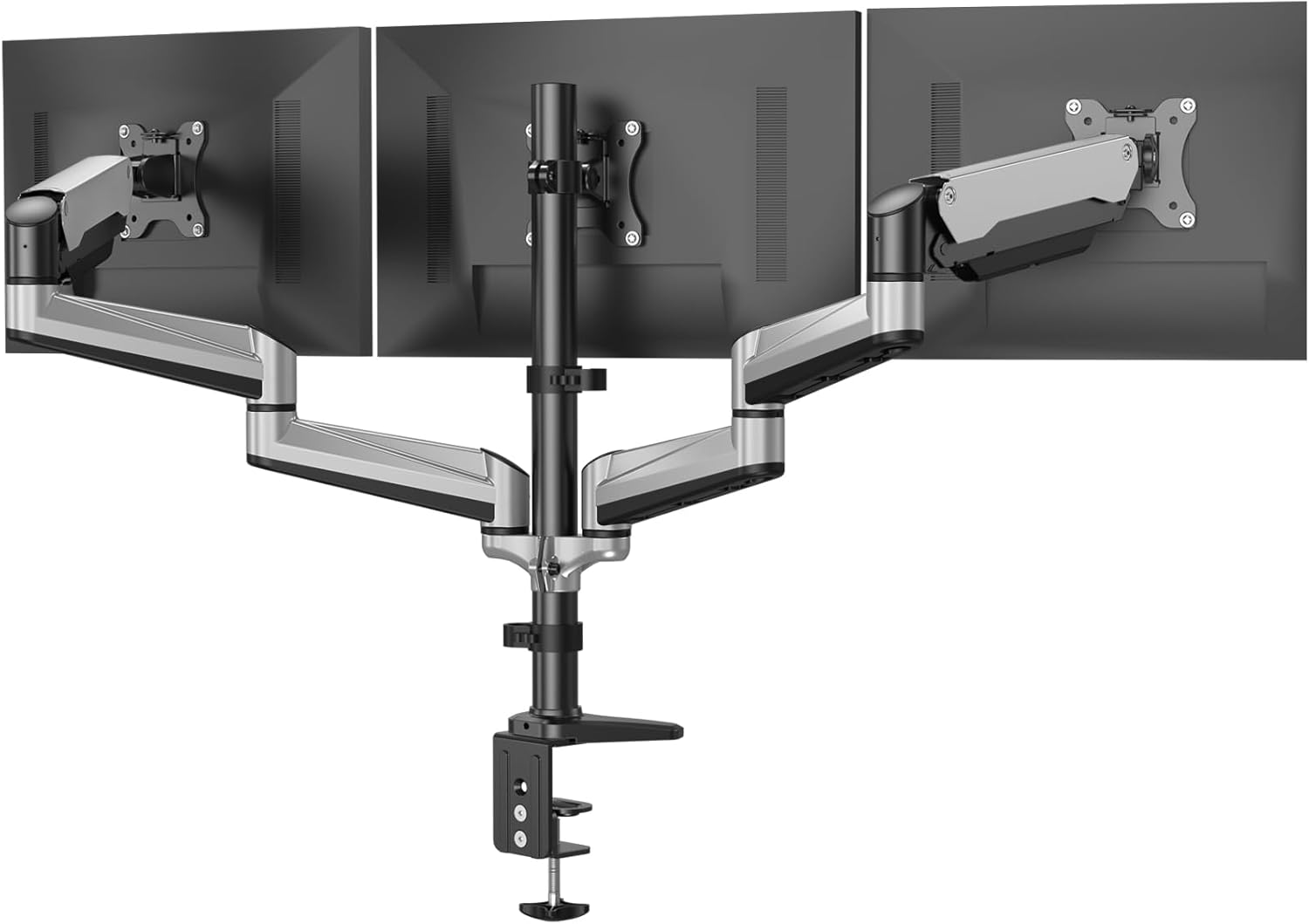 Triple Monitor Stand - Full Motion Gas Spring Mount