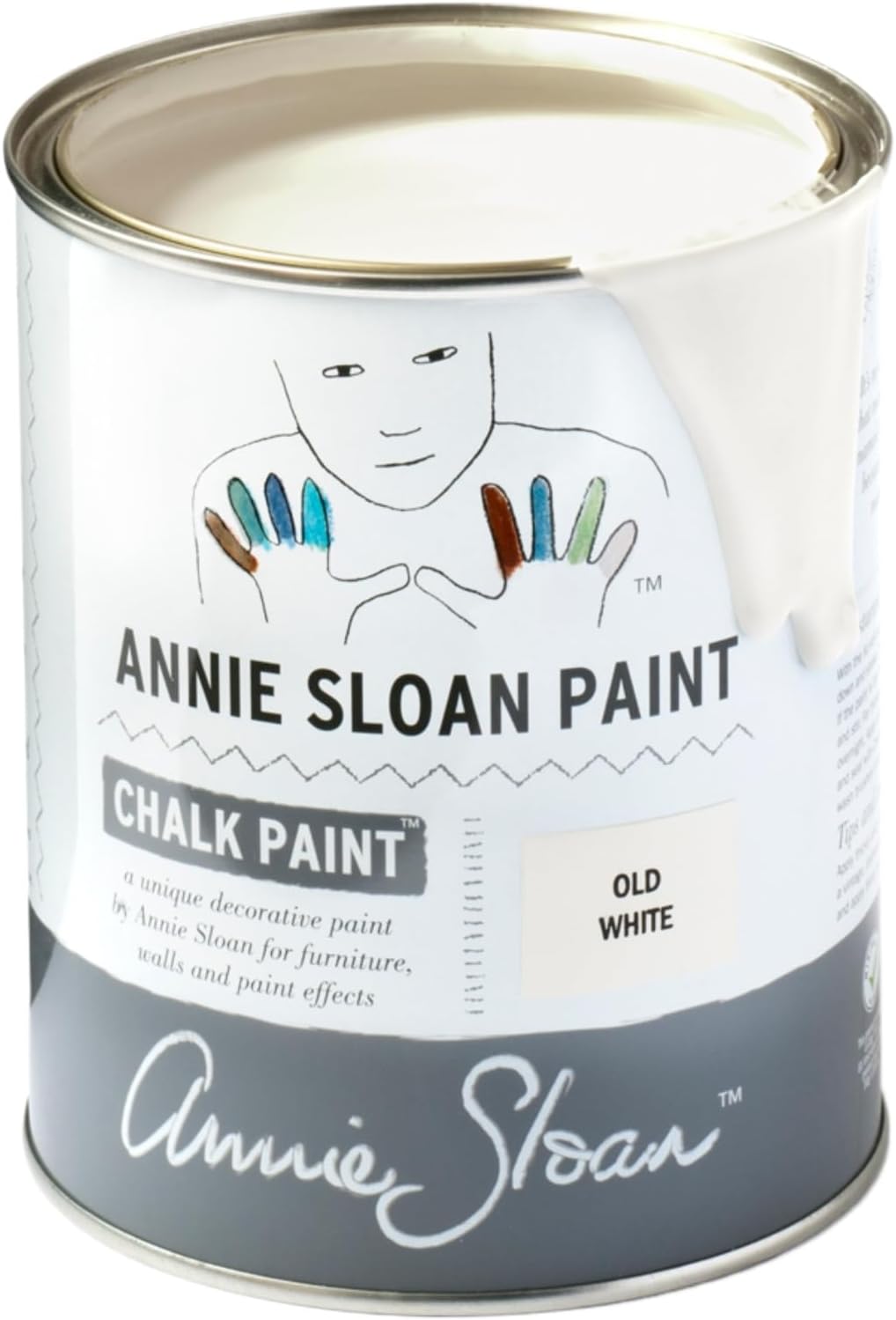 Annie Sloan Chalk Paint Old White for Furniture and Decor