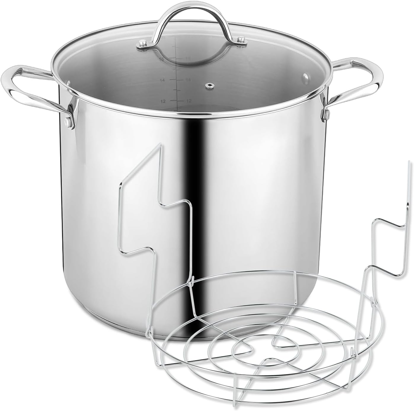 GreatChef Stock Pot Stainless Steel for Cooking 20 Quart Vessel