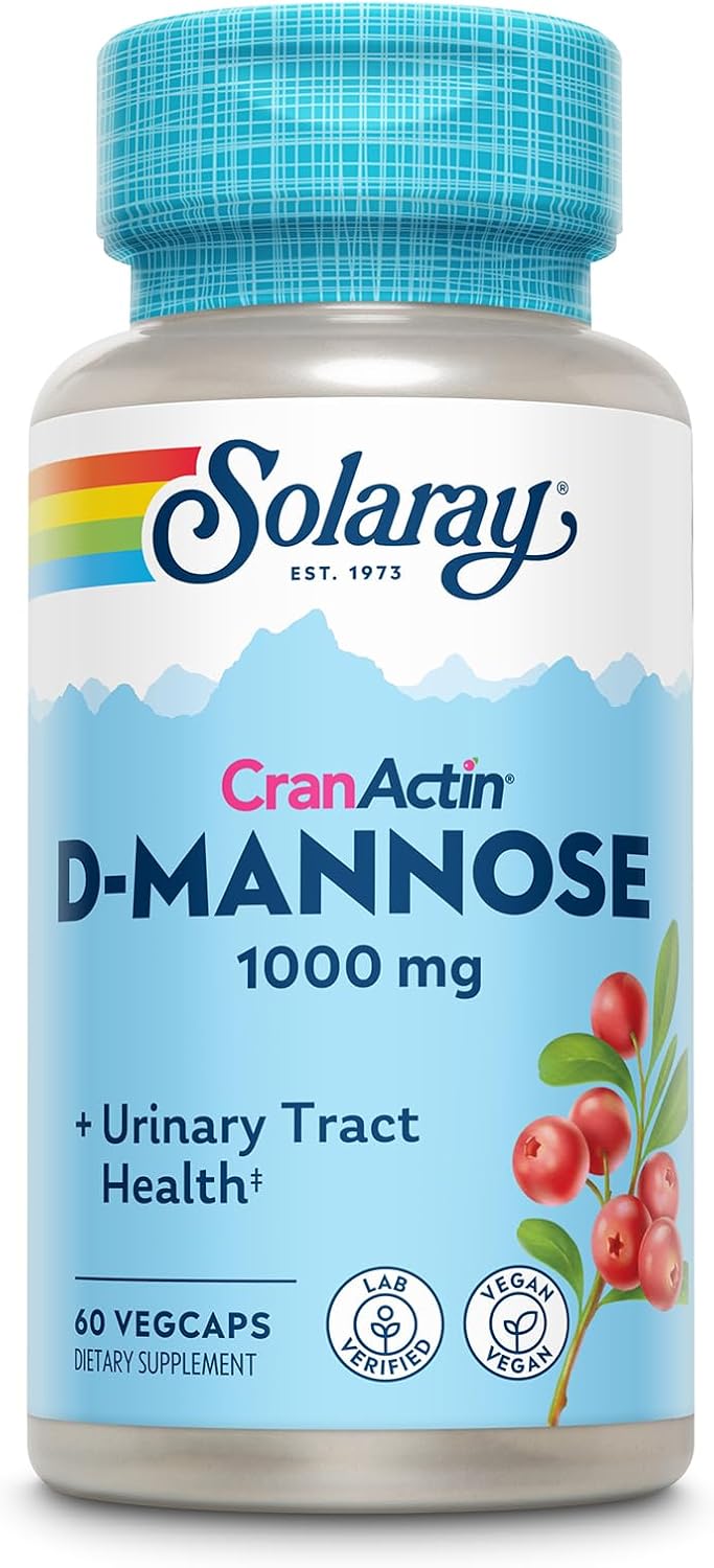 D-Mannose 1000mg with CranActin for Urinary Tract Health