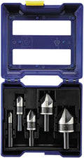 IRWIN Metal Countersink Drill Bit Set, 5 Piece - Durable Countersinks