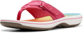 Clarks Women's Breeze Sea Flip-Flop - Lightweight Comfort for Walks