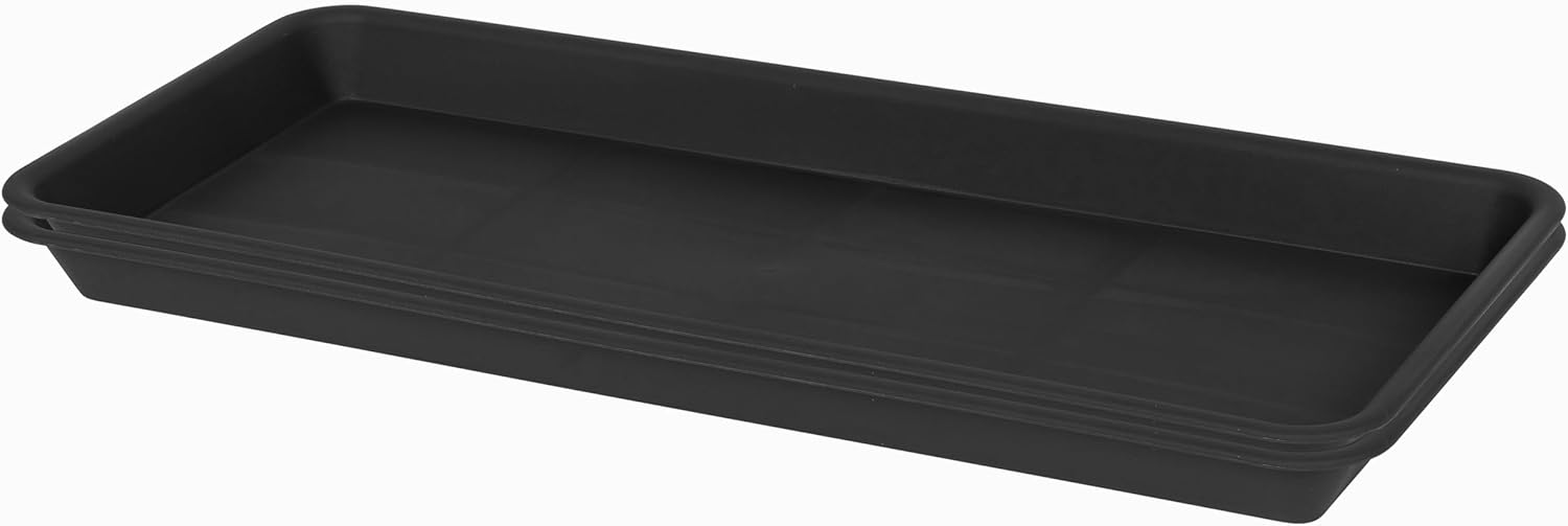 Rectangular Plant Tray Saucers 24 Inch for Indoor and Outdoor Use