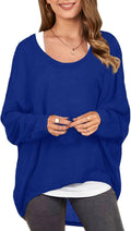 ZANZEA Women's Off The Shoulder Batwing Top - Oversized Fall Pullover