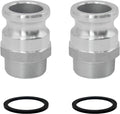 Aluminum 4 in Cam and Groove Hose Fitting Pack - Quick Disconnect
