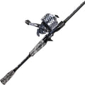 Spincast Reel and 2-Piece Fishing Rod Combo - Easy Casting Comfort