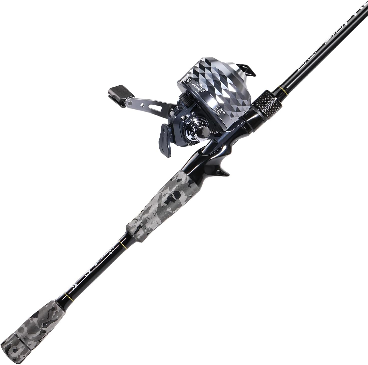 Sougayilang 2pc Fishing Rod Combo - Durable, Pre-Spooled!