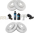 TRQ Front & Rear Brake Pad & Rotor Kit for Buick & Chevrolet
