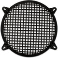 Goldwood Subwoofer Grille 10in Steel Waffle Grill Black - Durable