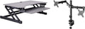 Standing Desk Converter 37.5 in with Dual Monitor Mount - Ergonomic