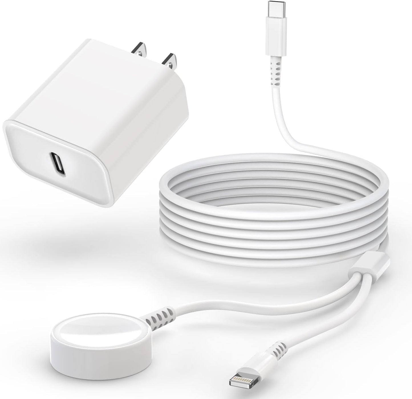 Fast Charging 2-in-1 Watch Charger Set