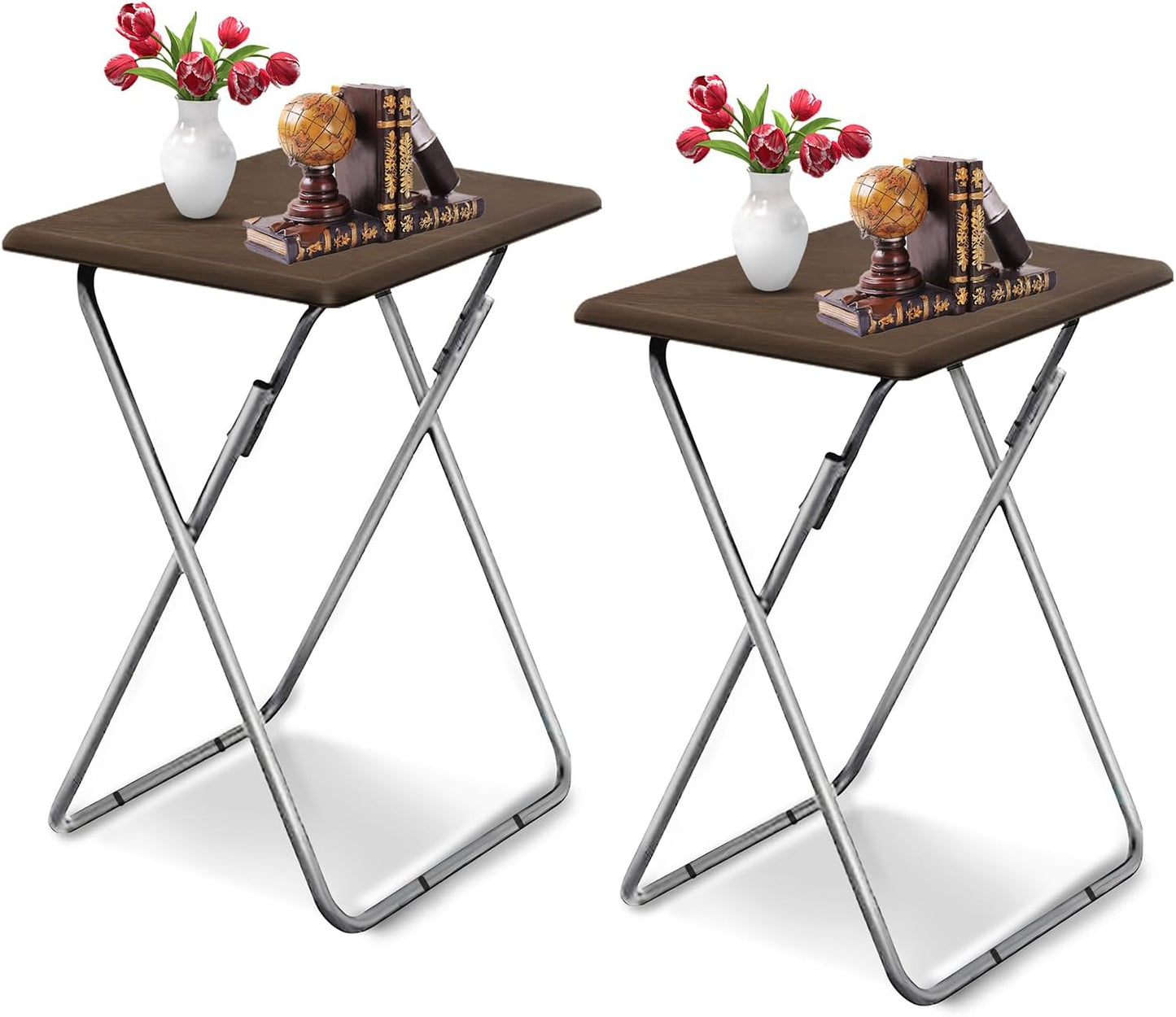 Garden 4 you Folding TV Tray Table for Bed and Sofa Use