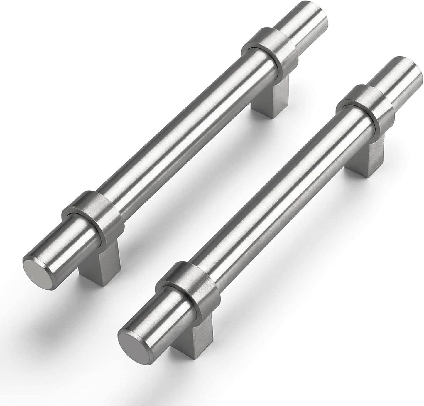 Brushed Nickel Cabinet Pulls for Modern Kitchen and Dresser