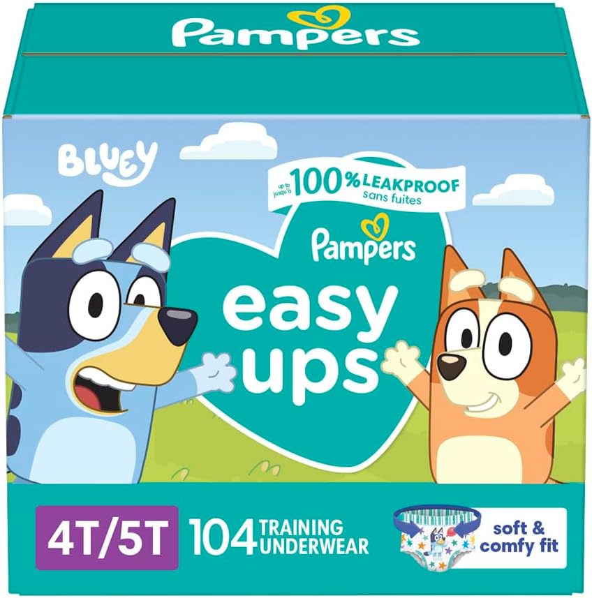 Pampers Training Pants Easy Ups for Boys & Girls Size 4T-5T