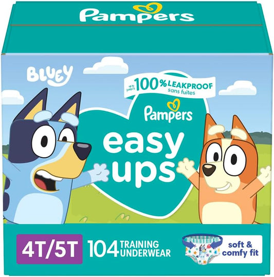 Pampers Training Pants Easy Ups for Boys & Girls Size 4T-5T