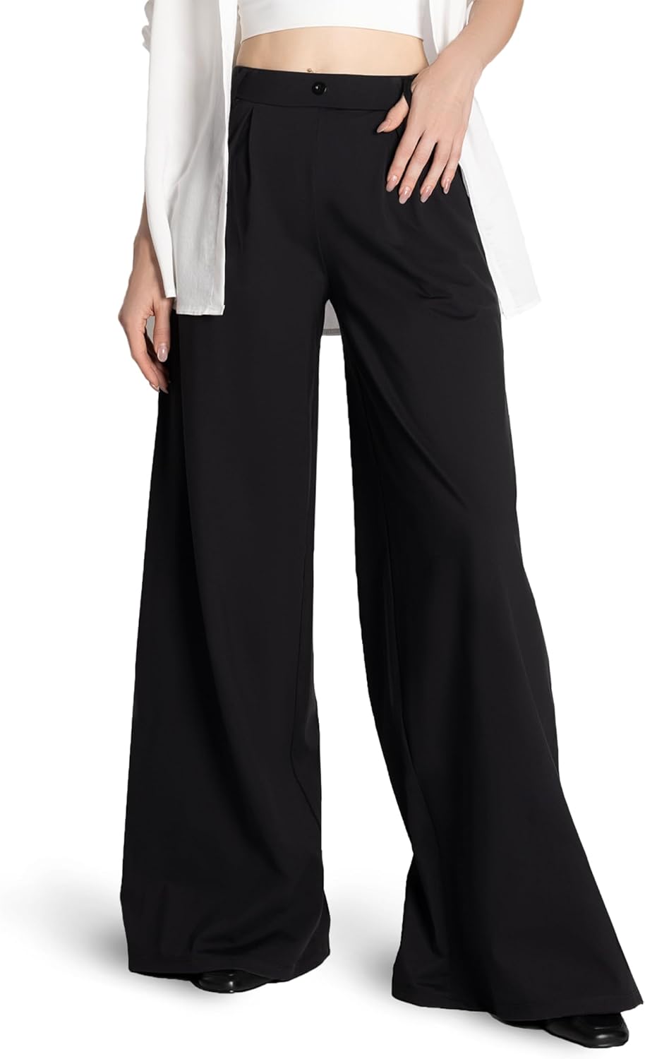 Safort Women's Wide Leg Pants for Office Work and Business