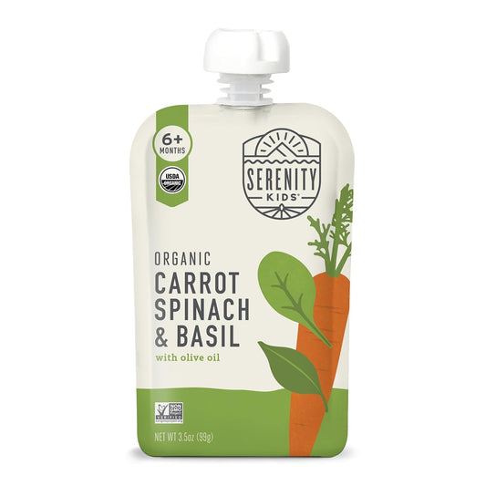 Serenity Kids Organic Veggie Puree Pouches for Baby Food Lovers
