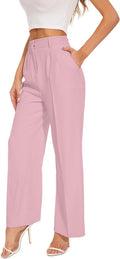 UNYYZO Wide Leg Pants High Elastic Waisted Trousers - Professional