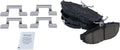TRQ Rear Brake Pads Ceramic Compatible with 2011-2014 Ford Mustang