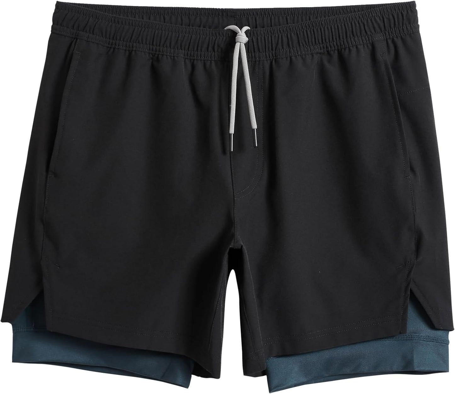 maamgic Mens Workout Shorts 2 in 1 Stretch Gym Shorts