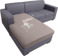 hyha Waterproof Couch Cushion Covers for Sectional Chaise - Taupe
