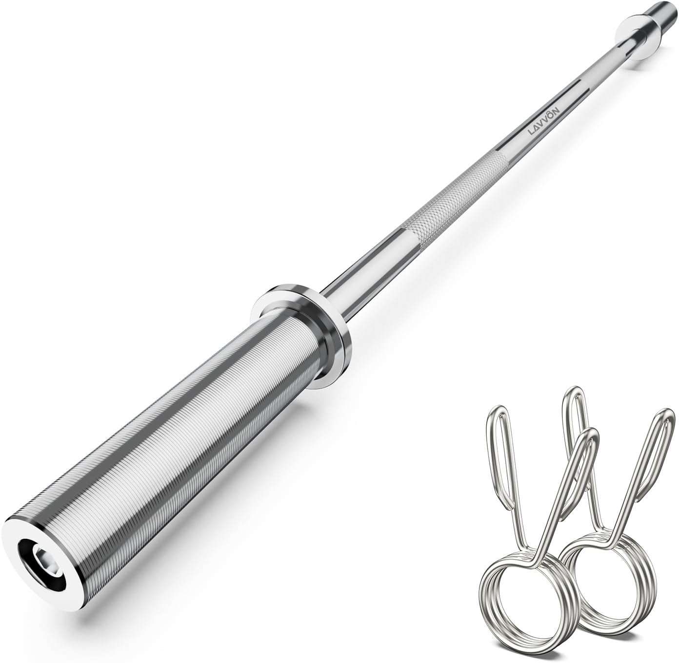 57 Inch Olympic Barbell Bar for Weight Lifting and Training