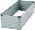 4x1.5x1 ft Galvanized Raised Garden Bed - Durable Outdoor Planter