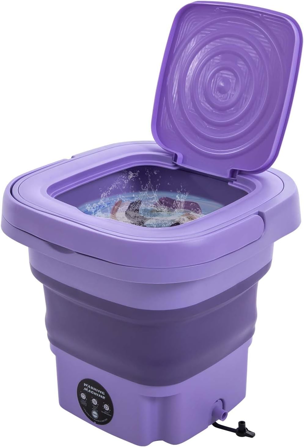 Portable Mini Washer: Foldable, Pure Copper Motor, RV Travel - LINISHOP