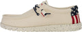 Hey Dude Wally Patriotic for Men - Slip-On Loafers, Lightweight