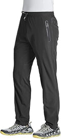 MAGCOMSEN Men's Quick Dry Jogger Pants - Lightweight Active Pants